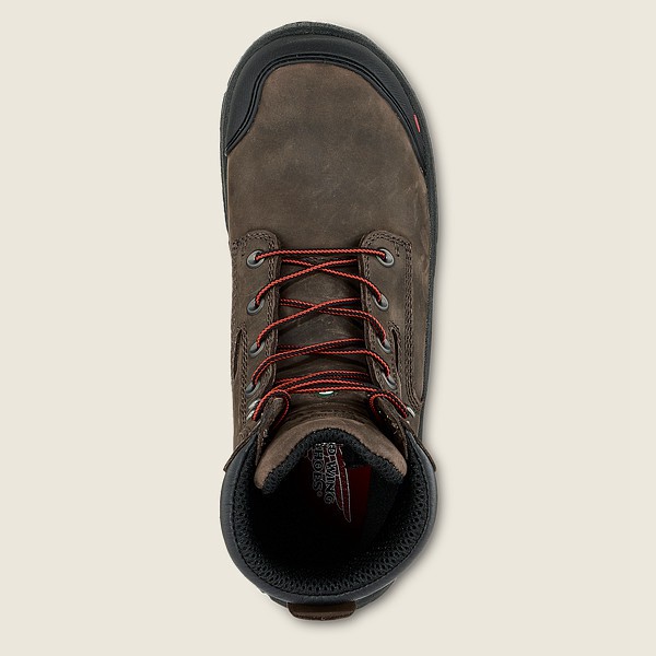 Safety Støvler Herre - Red Wing King Toe® Adc - 8-Inch Waterproof Csa Metguard Toe - Mørkegrå - SLDI